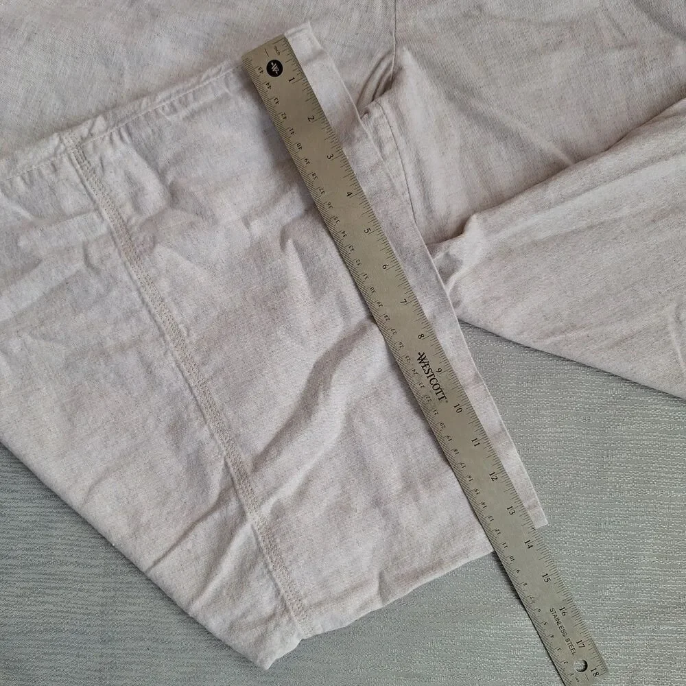 M Wide Leg Banana Republic Preppy Office Boho Chic Academia Travel Lounge Gaucho